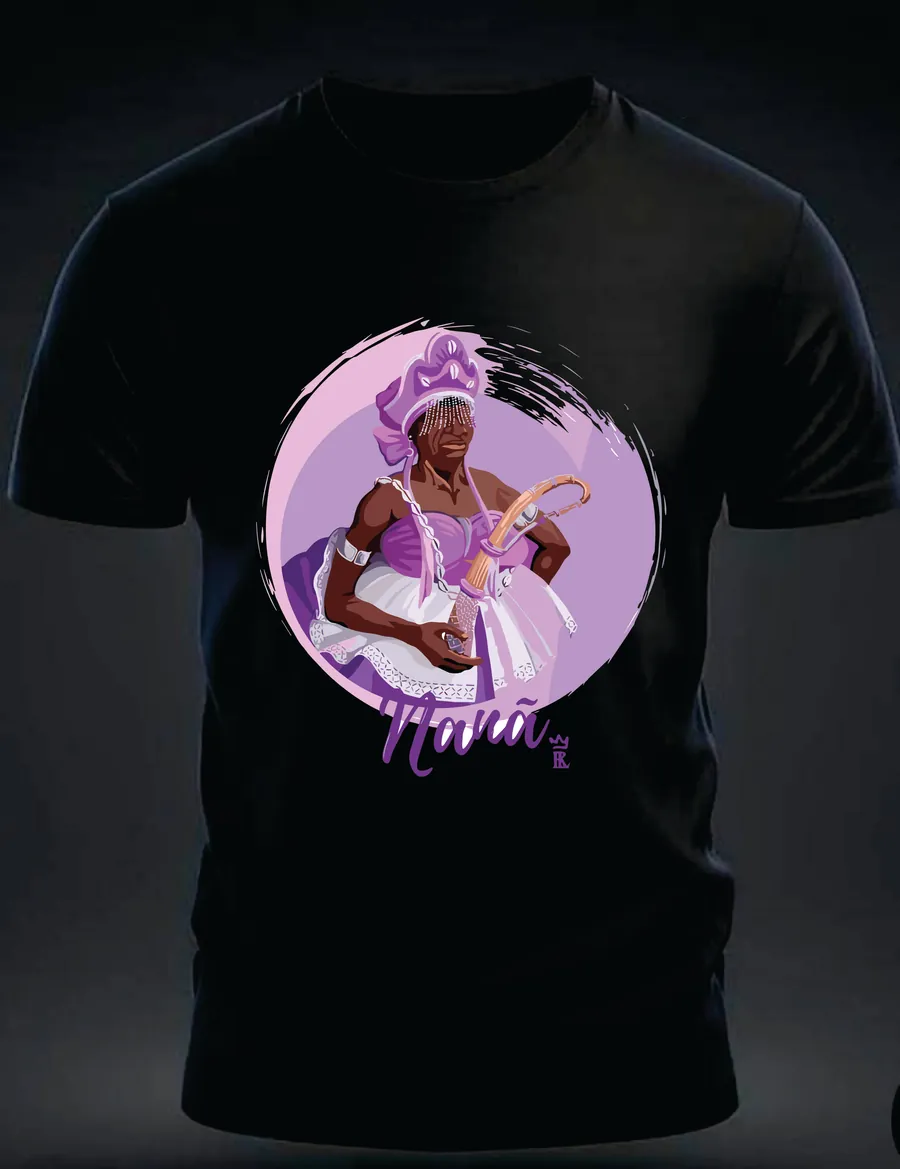 Camiseta Nanã — Rainha das Águas — Rei 7 da Lira